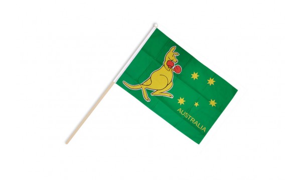 Boxing Kangaroo Hand Flags